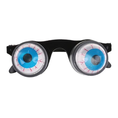Pop Out Eye Gag Glasses Spring Joke Droopy Eyeglasses Funny Halloween Party