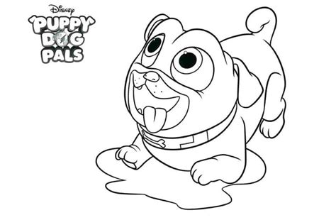 20 Free Printable Puppy Dog Pals Coloring Pages