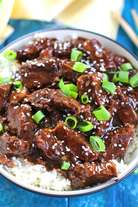 With less fat and cholesterol than beef, bison's flank steak is the perfect choice to add to a healthy salad. Instant Pot Mongolian Beef - Sweet and Savory Meals