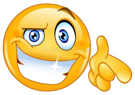 Cool Emoticon Pointing At You Vector Cool Emoticon Pointing At You