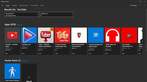 Official Youtube App Show Up In The Microsoft Store