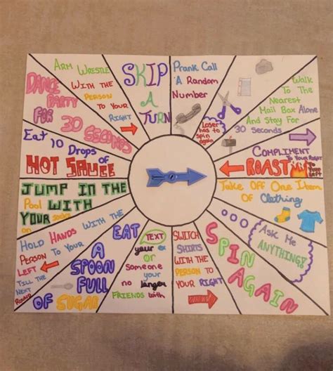 Spin The Bottle Board Game Sleepover Party Games Fun Sleepover Games Fun Sleepover Ideas