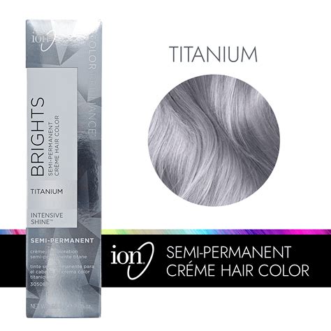 Titanium Color Brilliance Brights Semi Permanent Hair Color By Ion