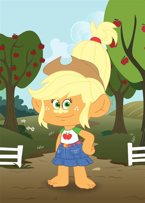 Applejack On Your Little Pony Deviantart