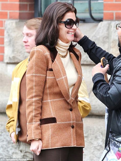 Katie Holmes Channels Jackie Kennedy While Filming The Kennedys After