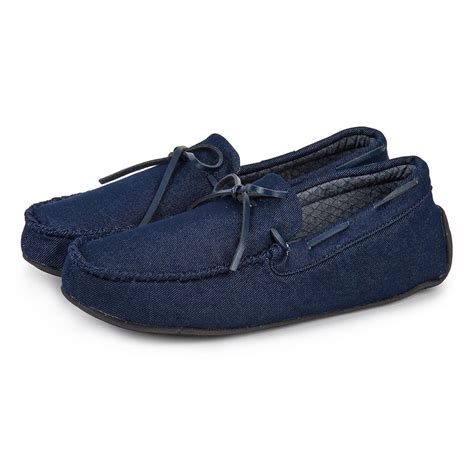 Maybe you would like to learn more about one of these? Isotoner Mens Denim Moccasin Slippers | totes ISOTONER