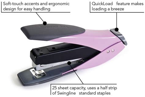 From desktop office staplers to mini staplers, browse our stapling categories to find the one that is just right for you! Amazon.com : Swingline SmartTouch Compact Pink Ribbon ...