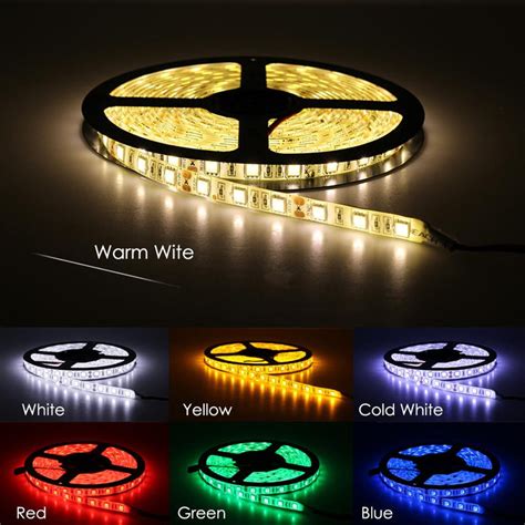 Led Strip 5050 Dc12v 60ledsm 5mlot Flexible Led Light Rgb 5050 Led