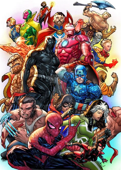 Avengers By Spiderguile By Teogonzalezcolors On Deviantart Marvel Superhero Posters Marvel