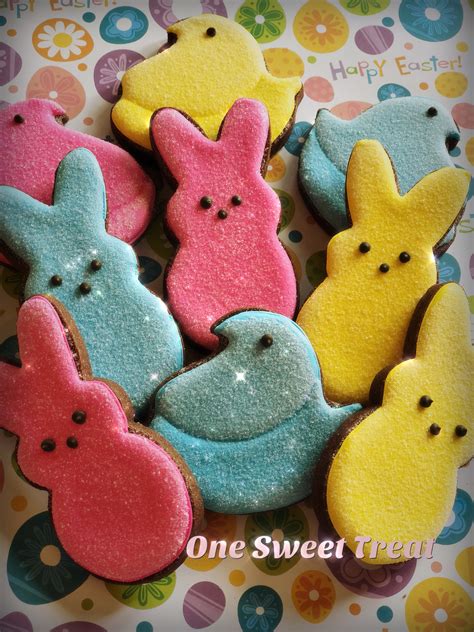 Easter Peeps Peeps Sugar Cookies In Pastel Colors Peeps