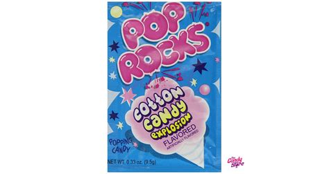 Pop Rocks Bursting Candies With Cotton Candy Flavor 95 G Candy Store