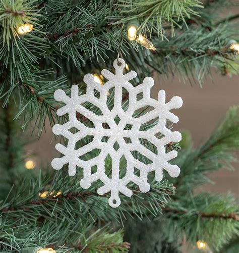 White Snowflake Ornaments The Weed Patch