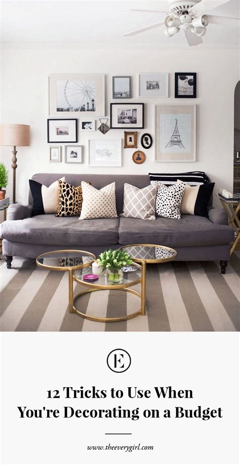 12 Tricks To Use When Youre Decorating On A Budget Living Room Decor