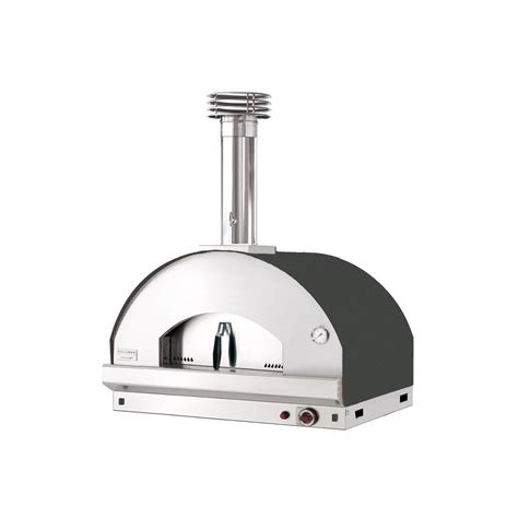 Fontana Mangiafuoco Gas Pizza Oven Outdoor Built In Anthracite
