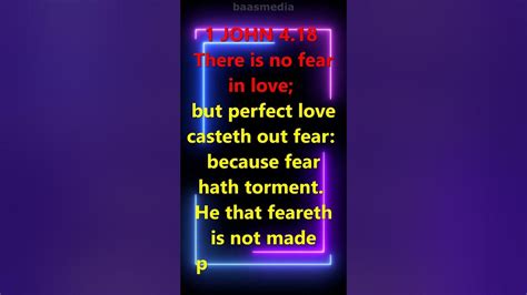 There Is No Fear In Love💖തികഞ്ഞ സ്നേഹം ഭയത്തെ പുറത്താക്കിക്കളയുന്നു💖