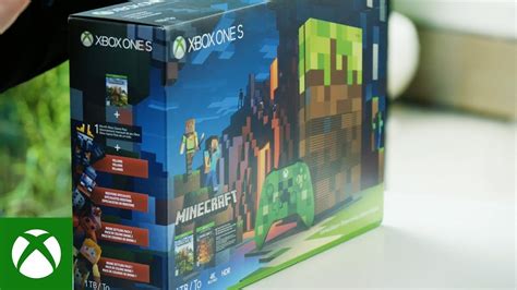 Xbox One S Unboxing Zur Minecraft Edition Gamenewzde