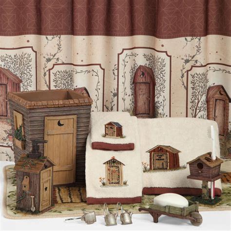 Decor bathroom accessories bathroom decorating accessories. outhouse bathroom set | Bath > Bath Accessories > Bath ...