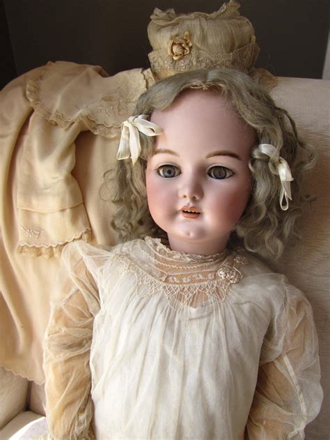 Large Antique Bisque German Doll Simon Halbig 1079 36 Beautiful Vntg
