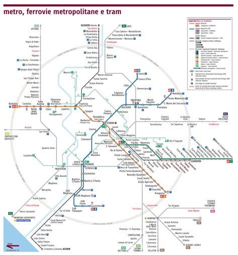 Transit Maps Submission Official Map Rail Transit Of Rome 2015