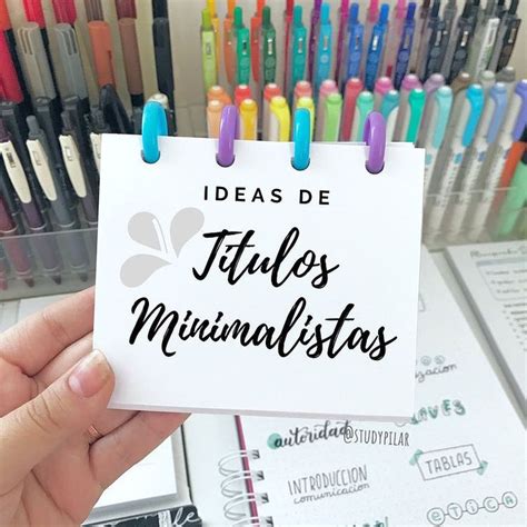 Pilar 🌿 Studyblog En Instagram “ Ideas De Títulos Hola Amigos El Día
