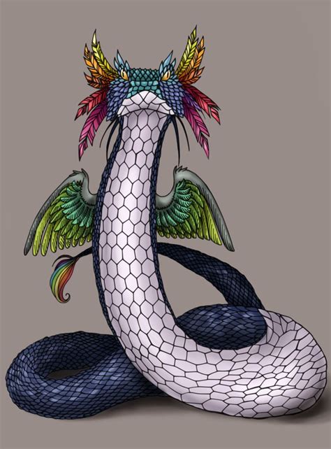 Lesser Couatl 5e Creature Best Armor Deviantart Feathered Serpent