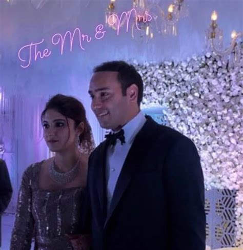 Anam Mirza And Asad Azharuddins First Look From Their Reception Looks