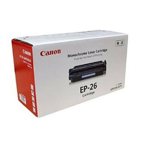 Round out your research with the information below and make sure. Canon EP-26 Original Toner (For LBP-3200/MF-3110) - Precede Business Solution