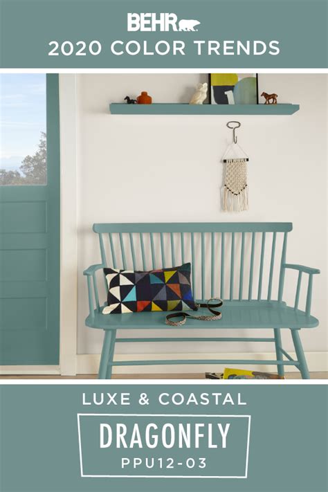 Channel Your Inner Beach Lover With Behr Paint In Dragonfly This Blue