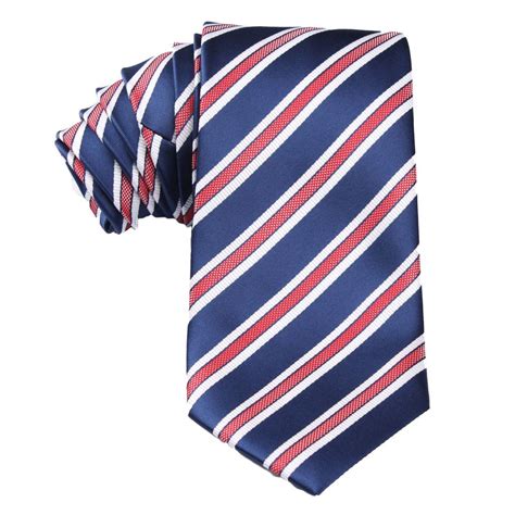 Navy Blue Tie Red Stripes Buy Quality Men Neck Ties Australia Navy