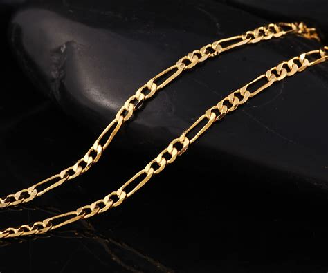 Check spelling or type a new query. Mens 18k Gold Plated 2mm Italian Figaro Link Chain Necklace 22 Inches Girls Gift | eBay