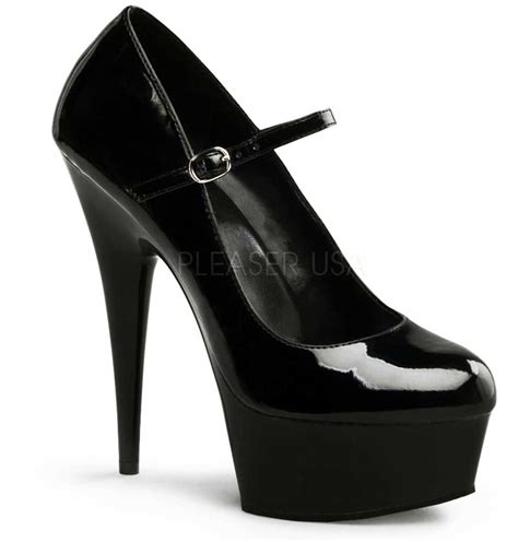 Sexy Round Toe Mary Jane Platform Stiletto Pumps High Heels Shoes Adult