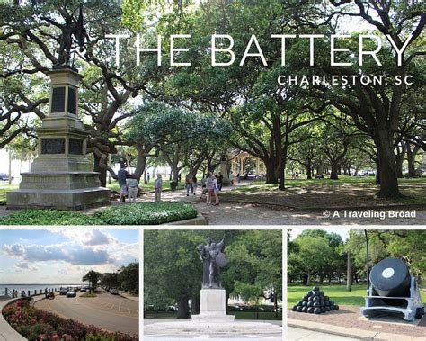 The Battery Of Charleston Sc Served As The Model For The Park Across