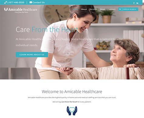 Amicable Healthcare Woodinville Website Design Redmond Website