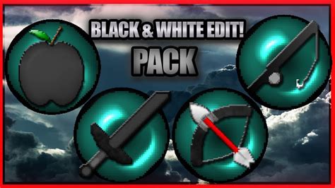 Minecraft Pvp Texture Pack L Huahwi Black And White Edit 1718