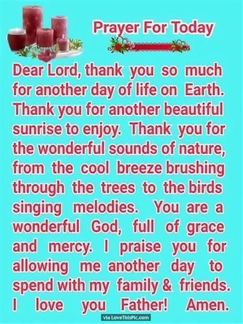 Good Morning Prayer For You Today Pictures Photos And
