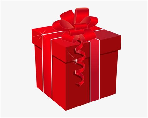 Graphic Royalty Free Present Clipart Png Red T Box Png 547x600