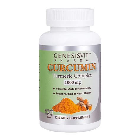 Genesisvit Pharma Turmeric Curcumin Complex 1000 Mg 120 Tabs