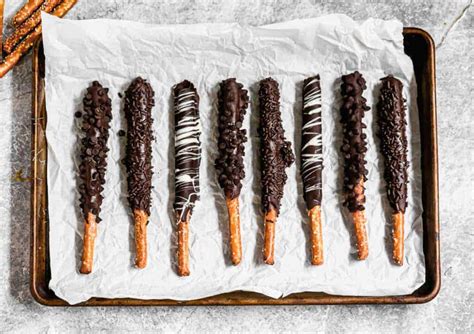 Chocolate Covered Pretzel Rods Tastes Better From Scratch