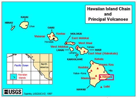 Kilauea Volcano Active Hawaiian Volcanoes Shield Volcano Hot Spot
