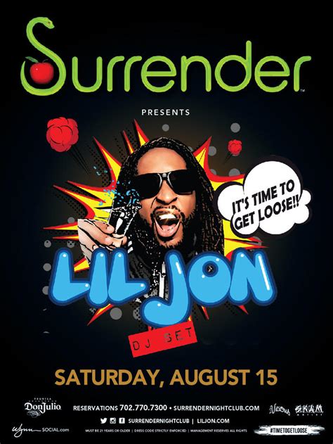 Lil Jon At Surrender Nightclub On Saturday August 15 Galavantier