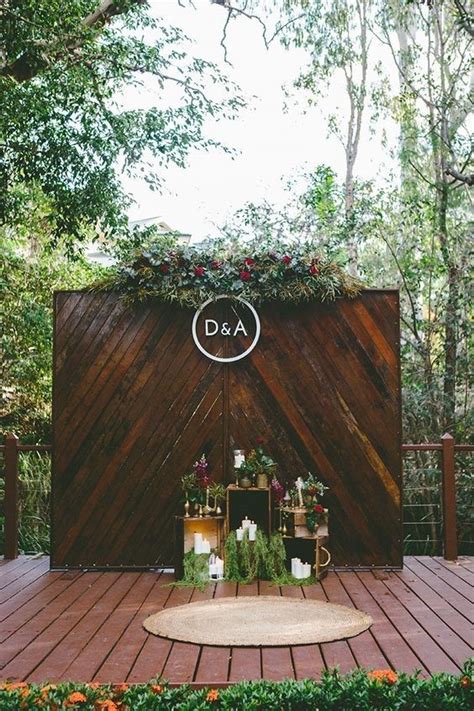 Heart Melting Wedding Backdrop Ideas To Love Mrs To Be Ceremony Backdrop Outdoor Wedding