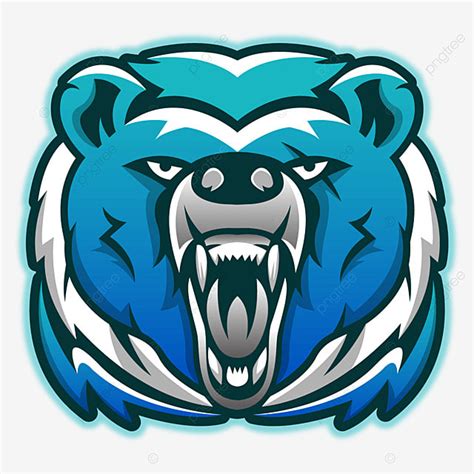 Bear Mascot Logo Vector Art Png Angry Bear Esport Mascot Logo Bear