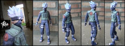 How to draw pain, step by step, naruto. kakashi - Papercraft Free 4 U