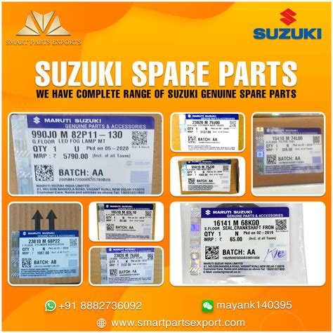 Maruti Suzuki Genuine Spare Parts In Delhi