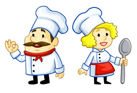 Two Chefs Cartoon Png Image For Free Download