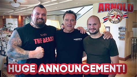 Arnold Schwarzenegger Huge Announcement Arnold Classic Uk And Pressing