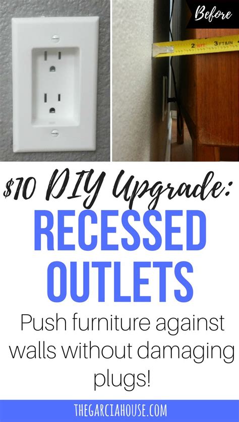 10 Upgrade To Recessed Outlets And Push Furniture Against The Wall 5