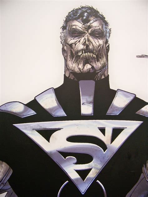 Black Lantern Superman At The Dc Booth At San Diego Comic Con