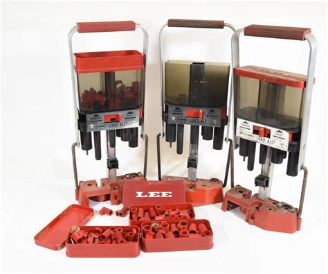 3 Lee Load All Reloading Press With Extra Bushings Landsborough Auctions