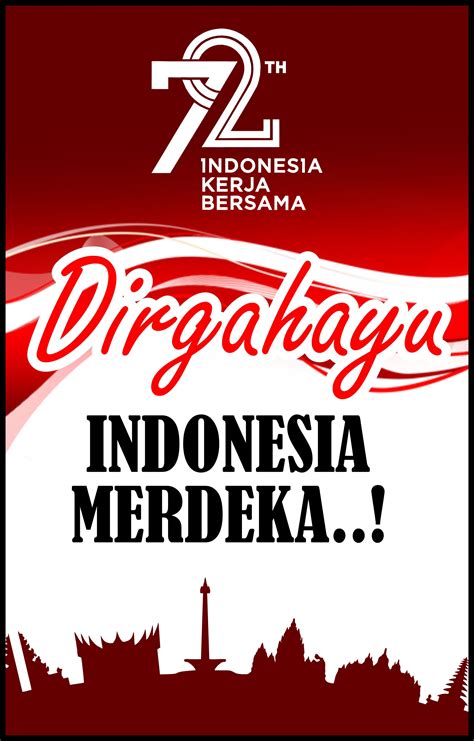 Contoh Poster Kemerdekaan Indonesia Gambaran